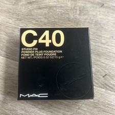 MAC Studio Fix Powder Plus Foundation C40 Full Size 0.52 Oz 15 g NIB C 40