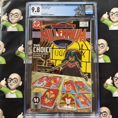 Millennium #4~CGC 9.8~DC~Custom BATMAN Label🏷️~🔥HIGHEST GRADE🔥TOP POP🔥~111~