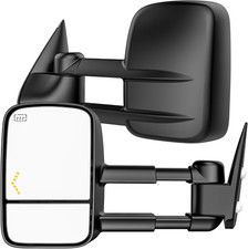 2007-2013 Silverado Sierra Tahoe Yukon Heated Tow Mirrors Compatible Replacement