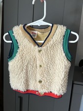 Vintage 1970s Infant/toddler Faux Fleece Snap Best