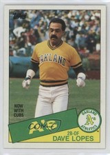 1985 Topps Davey Lopes Dave Lopes #12 0ka4