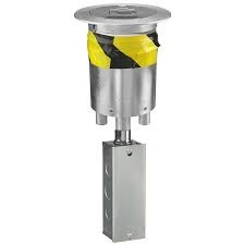 Hubbell S1R4PTQUADALU 4″ Recessed Fire-Rated Quad Poke-Through Fitting