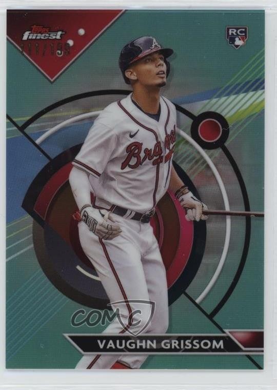 2023 Topps Finest Aqua Refractor /199 Vaughn Grissom #88 im4