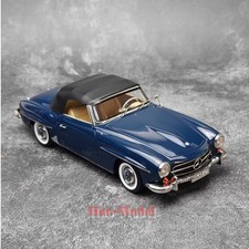 NOREV 1:18 Mercedes-Benz190SL 1957 Car Model Alloy Diecast Hobby adult Gift Blue