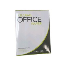 Global Office GO851120 8.5" X 11" copy paper. 500 sheets per ream. 20lb