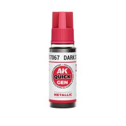 AK Interactive AK17067 - Generic Colors - Dark Steel (18ml) - New