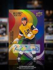22-23 Upper Deck Allure SF-70 Kaedan Korczak Full Rainbow Auto Rookie