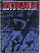 23.01.1973 Aston Villa - FC Bayern Munich