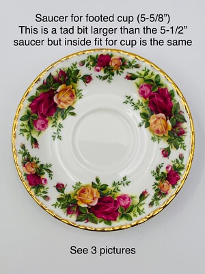 ROYAL ALBERT Old Country Roses BONE CHINA England *CUSTOMER'S CHOICE * 24-104A