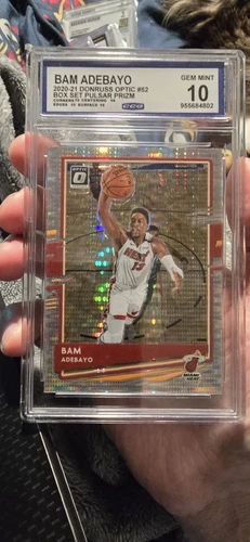 2020-21 MIAMI HEAT🔥 Bam Adebayo - Donruss Optic -Pulsar Prizm #52  🔥 CGC 10 🔥