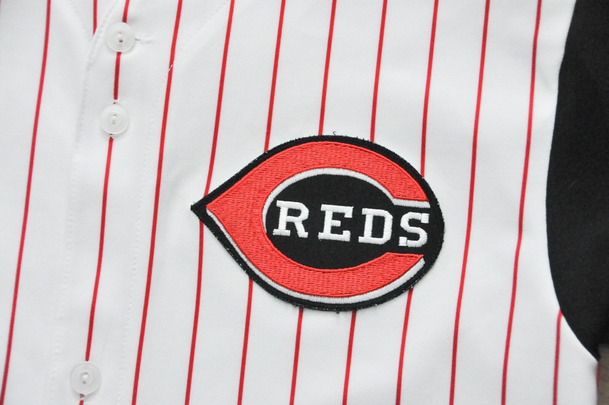 Ken Griffey Jr #3 Cincinnati Reds Majestic Jersey White MLB