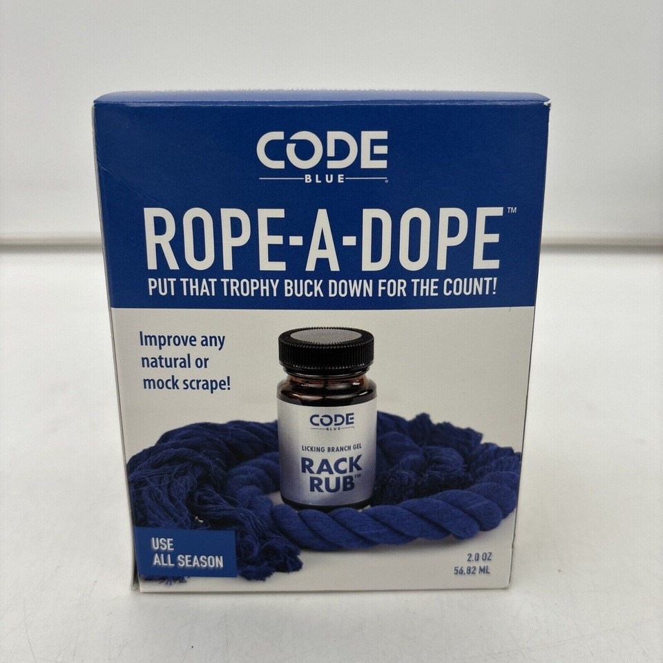 Code Blue Rack Rub Gel - Long-Lasting Buck Attractant For Hunting Season  Deer Scents