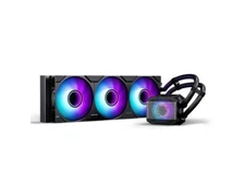 Phanteks Glacier One 360M25 G2 AIO Liquid CPU Cooler, Black, RGB Pump Cap Design
