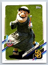 2021 Topps Opening Day #M-18 Swinging Friar San Diego Padres 15687