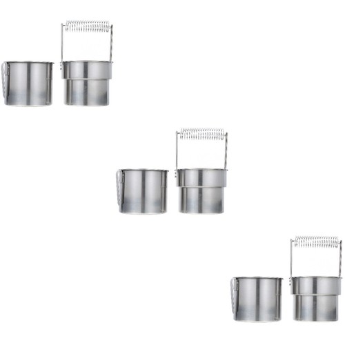 3 PCS Pen Cleaning Barrel Washer with Brush Holder Painting Tool Bucket