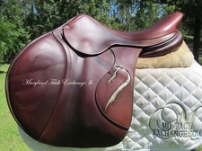 17.5" ANTARES CONNEXION close contact jumping saddle(SILVER LOGO) 3A- 2020 MODEL