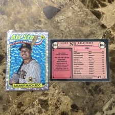 2024 TOPPS SERIES 2 MANNY MACHADO 1989 ALL-STAR FOILBOARD #89ASB-23 PADRES B19