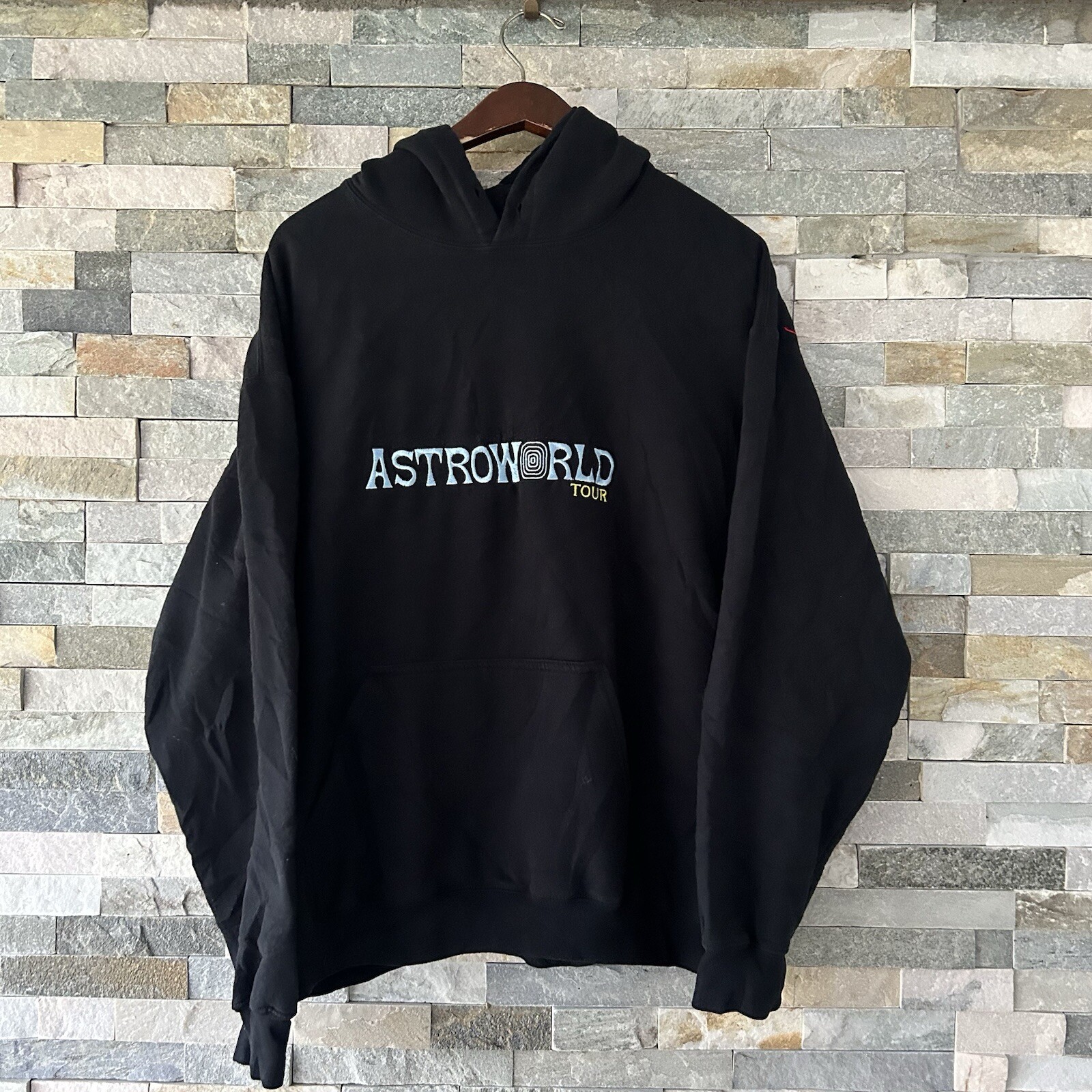 Travis Scott Astroworld Hoodie Tour Merch Black Suze Medium