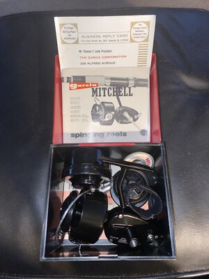 VINTAGE GARCIA MITCHELL 300 FISHING REEL W/EXTRA SPOOL/CASE | eBay