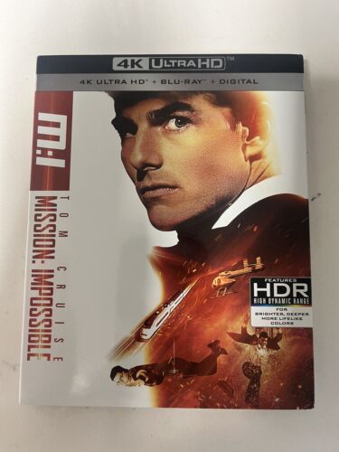 MISSION: IMPOSSIBLE 4K ULTRA HD BLU RAY 2 DISC + OOP SLIPCOVER