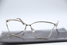 NEW ALEXANDER MCQUEEN AM0196O 002 GOLD HAVANA AUTHENTIC EYEGLASSES W/CASE 55-17