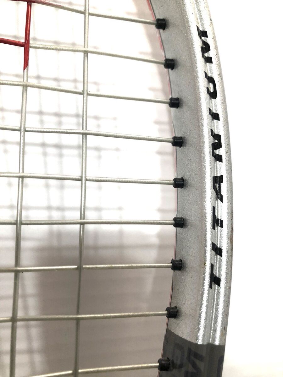 Wilson Titanium Grand Slam Double Beam Tennis Racket 4 1/2 Wilson Titanium Grand Slam Double Beam Tennis Racket 4 1/2
