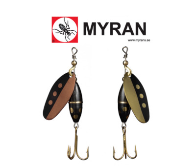 MYRAN Panter Harr 3,5,7,10,15,20g Schweden Spinner Barsch Hecht Rapfen Angeln