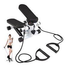 Stepper For Exercise At Home With Resistance Bands LCD Display L7U7