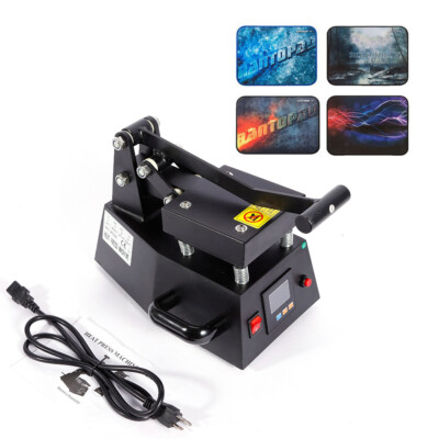 110V Digital Heat Press Machine DIY Press Single Heater small size material 600W