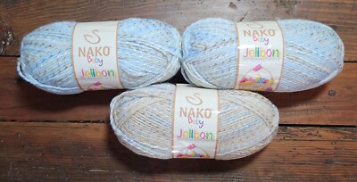 Nako Baby JELIBON YARN 3.5 oz. Skeins 2-COLORS TO PICK FROM SOLD PER SKEIN