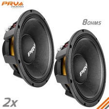 2x PRV 12" Midrange Neodymium Speakers 12MR2000-NDY 8 Ohm 12MR NEO 4000 Watts
