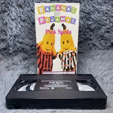 Bananas in Pajamas - Pink Spots VHS Tape 1996 1st Episode Kids Cartoon Show