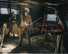 TOBY SEBASTIAN signed Autogramm 20x25cm GAME OF THRONES in Person autograph COA