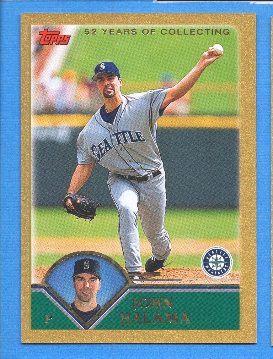 2003 Topps Gold #280 John Halama Mariners 1768/2003