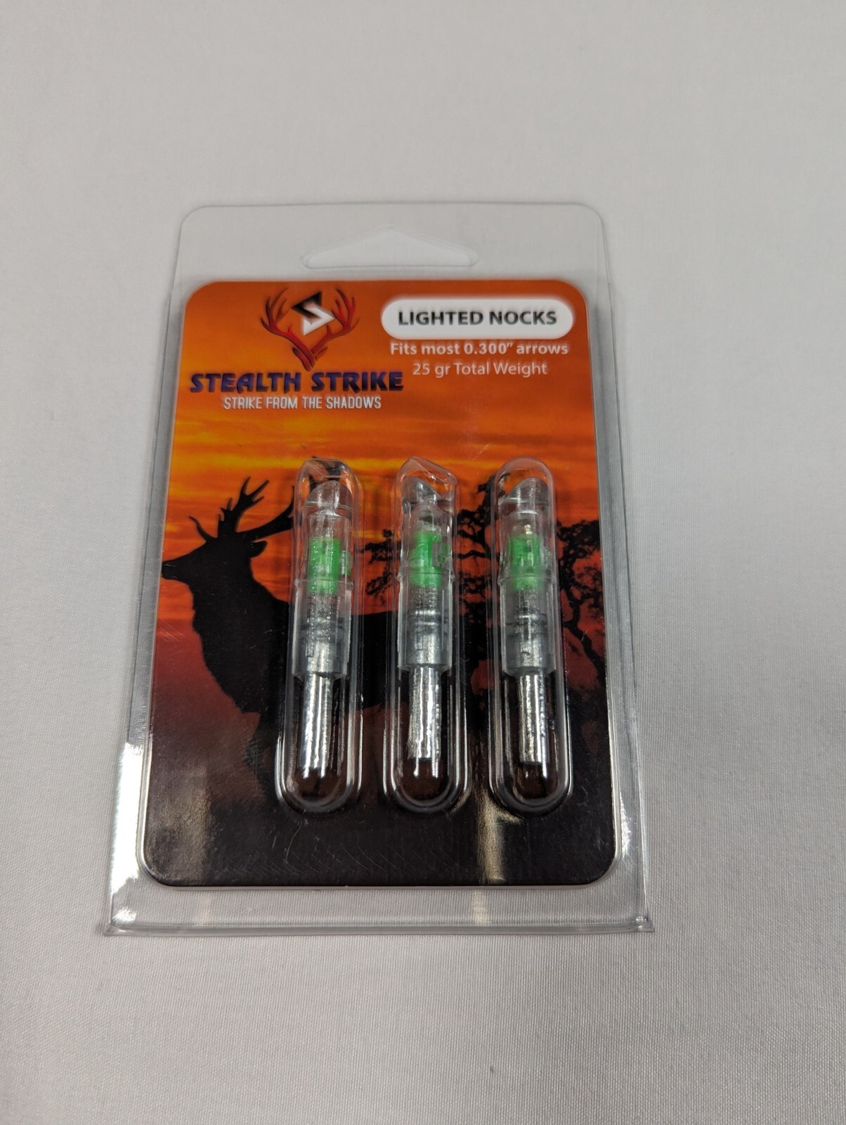 With .300/7.62mm Inside Diameter Arrow Led Nocks