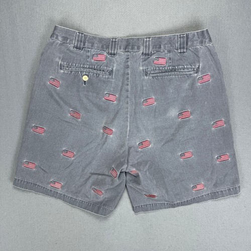 Orvis Herrenshorts 38x8 Old Glory amerikanische Flagge bestickt USA blau patriotisch - Bild 2 von 10