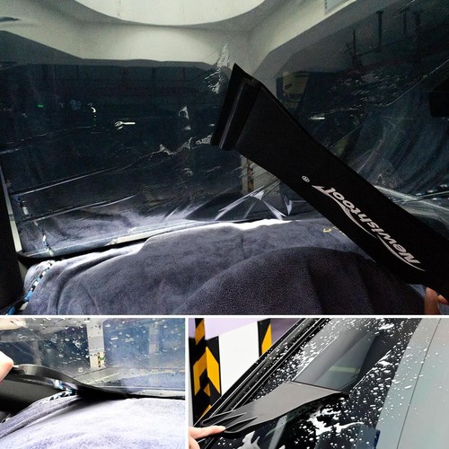 Window Tint Tool Bulldozer Squeegee Side Wiper Swiper Water Blade Rubber Scraper - Picture 6 of 6