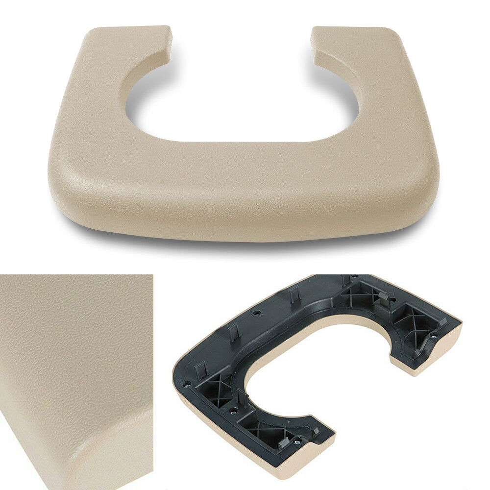 Beige Center Console Cup Holder Pad For Ford F150 1997-2003 - Armrest Replacement, Direct Fit