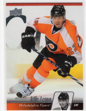 Ville Leino 10-11 Upper Deck Series 1 Base Common #58 Philadelphia Flyers