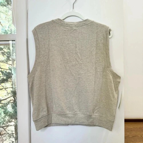 NWT Donni Sweater Vest Knit Sleeveless Tank in Heathered Oat XL - Picture 7 of 12
