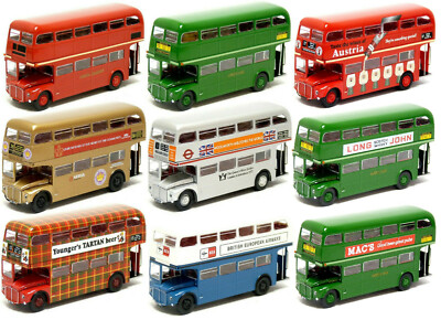 Brekina AEC Routemaster London Doppeldecker Bus Modell zur Auswahl 1:87 H0