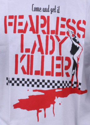 In4mation Hawaii Mens White Come and Get it Fearless Lady Killer T 