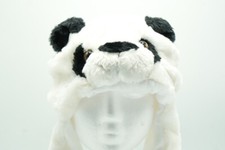KIDS ANIMAL HAT PANDA WHITE BLACK USA SELLER WINTER PLUSH CARTOON