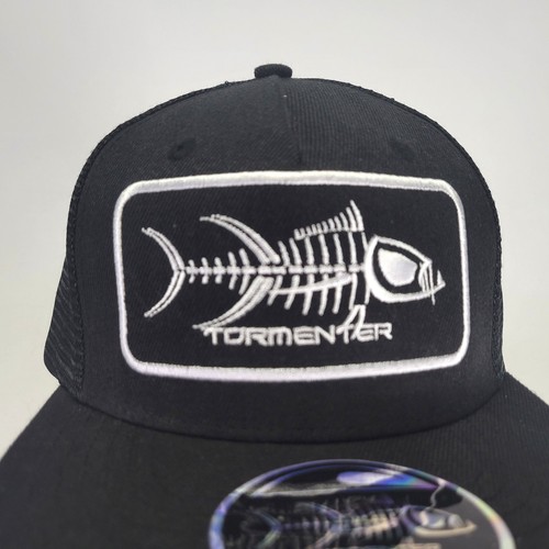 Tormeter Ocean Mütze Kappe Fischgräten Angelgerät Köder Snapback Trucker schwarz - Bild 3 von 10