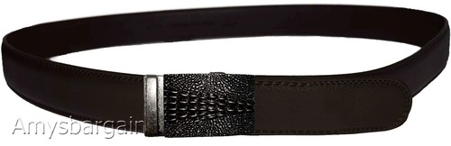 Man's belt X Large size genuine leather lizard skin Leather printed leather bew - Picture 5 of 12