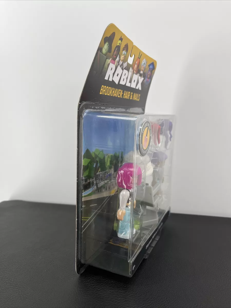 New in Box Roblox Brookhaven Hair and Nails Amp Action Figures