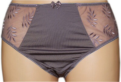 Panache Tango 9073 Brief Panty EU 36 44 46 GB 10 18 20 Grey Brown Orange