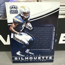 2017 Crown Royale Mike Williams Rookie Silhouette Player Worn Jersey Card #19