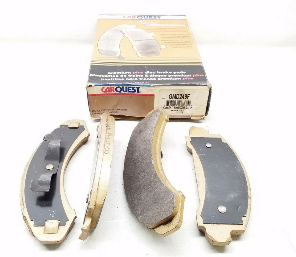 GMD249F Carquest Semi Metallic Disc Brake Pads Made In USA Free Shipping - Image 3 of 3