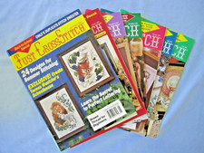 Lot 7 JUST CROSS STITCH Magazines 1994 1996 1997 Summer Autumn Nursery
